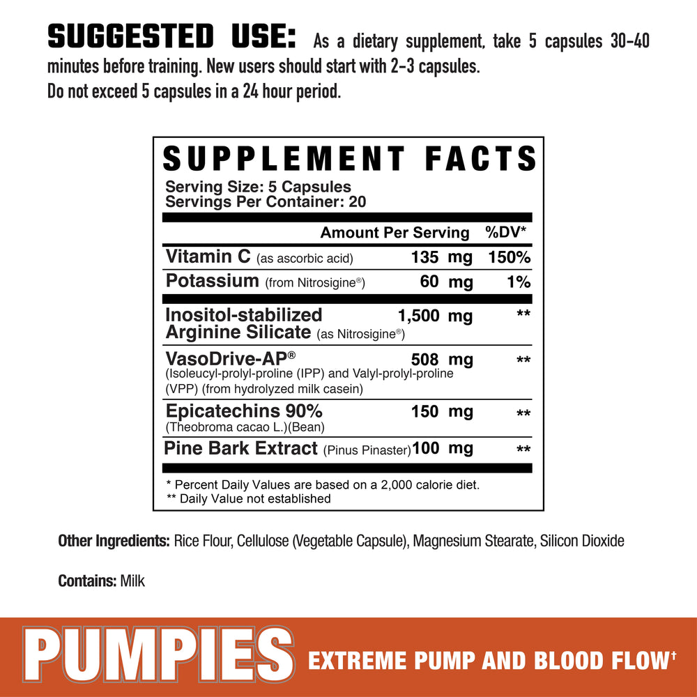 Axe & Sledge Pumpies Stim-Free Capsules