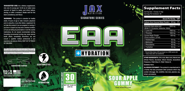 Jax Signature EAA + Hydration Stim-Free Essential Amino Acids