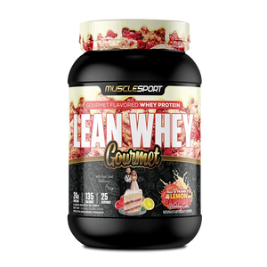 MuscleSport Lean Whey Gourmet Protein 2lb