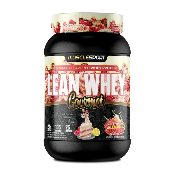 MuscleSport Lean Whey Gourmet Protein 2lb