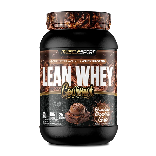MuscleSport Lean Whey Gourmet Protein 2lb