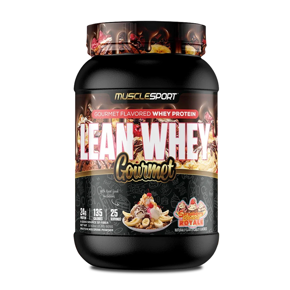 MuscleSport Lean Whey Gourmet Protein 2lb
