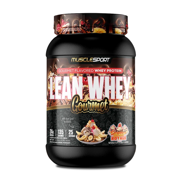 MuscleSport Lean Whey Gourmet Protein 2lb