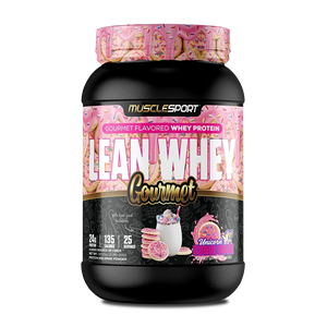MuscleSport Lean Whey Gourmet Protein 2lb