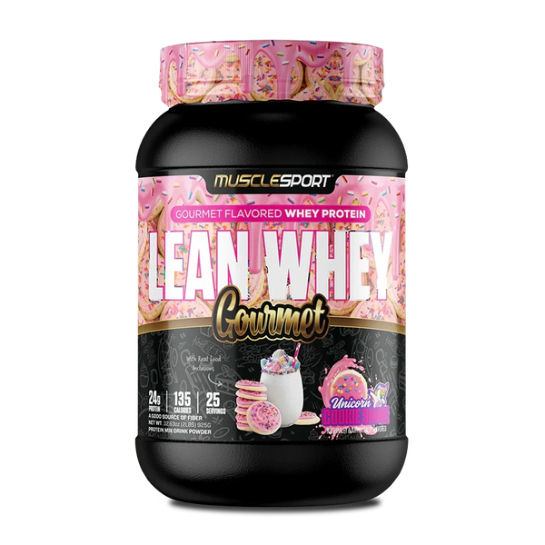 MuscleSport Lean Whey Gourmet Protein 2lb