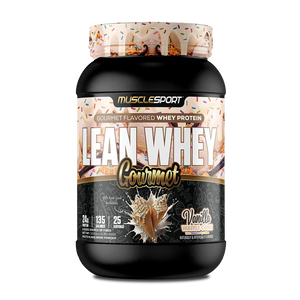 MuscleSport Lean Whey Gourmet Protein 2lb