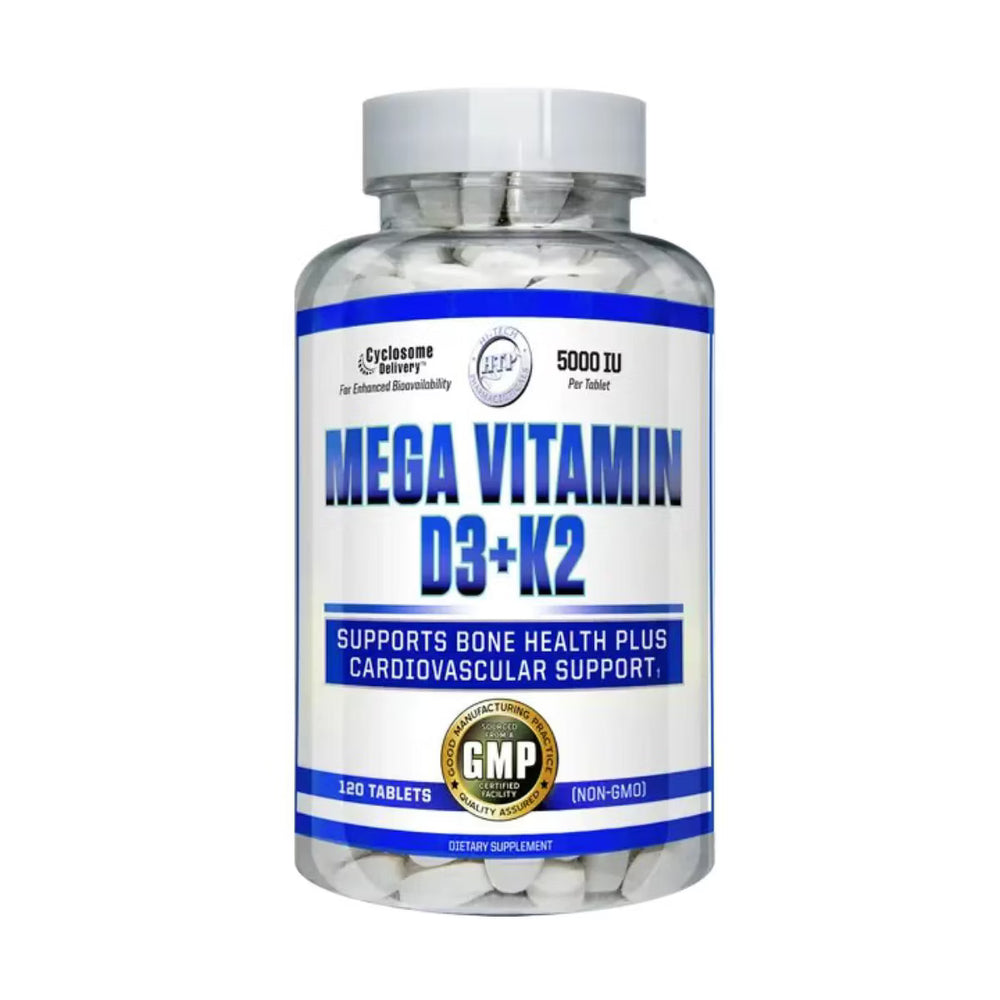 Hi Tech Pharmaceuticals Mega D3+K2 120ct