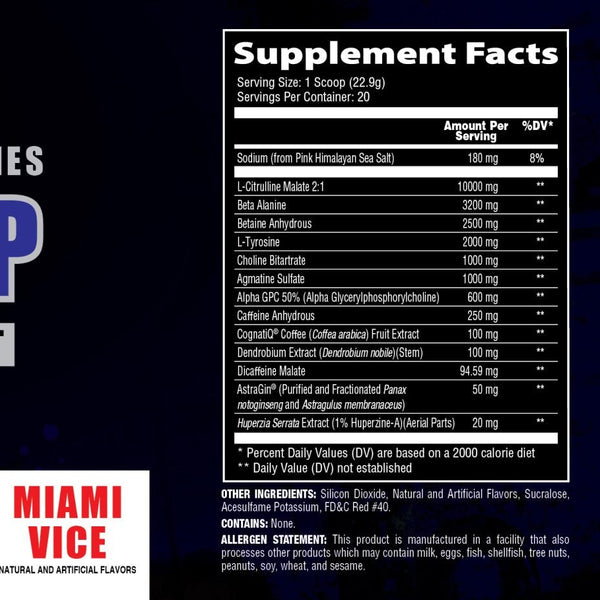 Jax Signature Jaxxed Up Pre-Workout