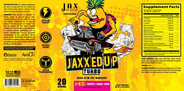Jax Signature Jaxxed Up Turbo Pre-Workout