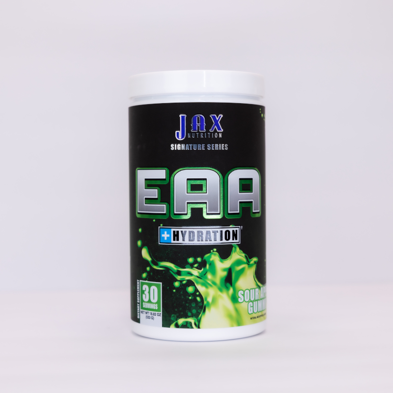 Sour Apple Gummy EAA BCAA and Hydration Amino Acid Workout Powder