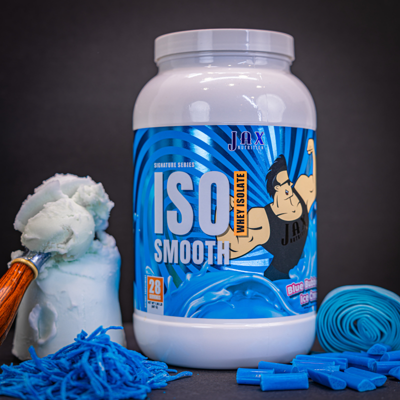 Blue Bubblegum Ice Cream Whey Protein Isolate by Jax Nutrition