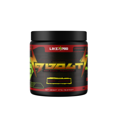 Like a Pro 9 Volt Preworkout Cherry Lemonade - Front View