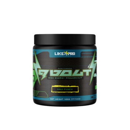 Like a Pro 9 Volt Preworkout Maui Fruit Punch - Front View