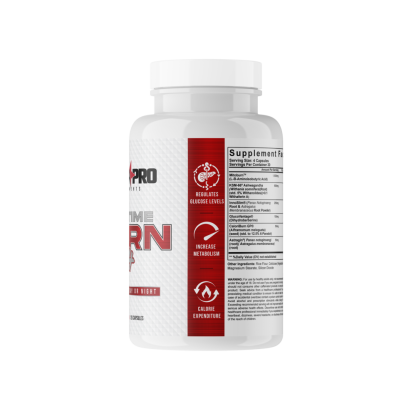 Like a Pro Anytime Burn Non Stim Fat Burner - Back View