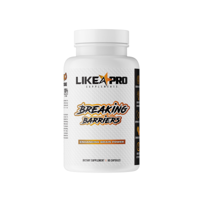 Like a Pro Breaking Barriers Nootropic Focus Supplement - Front View