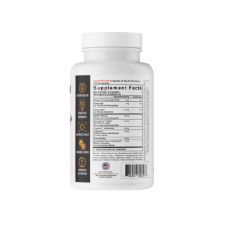 Like a Pro Breaking Barriers Nootropic Focus Supplement - Nutrition Facts Label