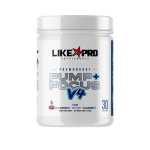 Preworkout - pump and focus v4 powder drink mix -cherry pop soda candy - front view