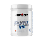 Preworkout - pump and focus v4 powder drink mix - orange sherbet - front view