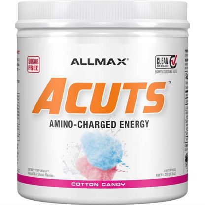 AminoCuts EAA and BCAA Amino Acid Power - Cotton Candy Flavor - Front Label