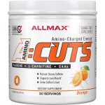 AminoCuts EAA and BCAA Amino Acid Power - Orange Flavor - Front Nutrition Facts Label