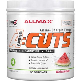 AminoCuts EAA and BCAA Amino Acid Power - Watermelon Flavor - Front Label