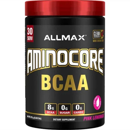 AminoCore BCAA Power - Pink Lemonade Flavor - Front Label