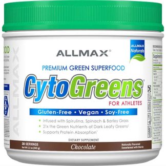 Cytogreens by Allmax | Chocolate Flavor | Front Label