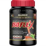 Allmax Isoflex Whey Isolate Protein Powder Chocolate Mint Flavor - Front Label