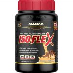 Allmax Isoflex Whey Isolate Protein Powder Chocolate Peanut Butter Flavor - Front Label