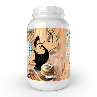 Tiramisu Flavor Whey Protein Isolate Powder by Jax Nutrition - Side View 2