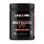 Like a Pro - Stimulant Free PreWorkout Powder, blackberry limeade flavor - front view