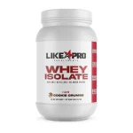 Like a Pro Whey Isolate Protein Powder - Cookie Crumb Flavor - front view