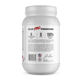 Like a Pro Whey Isolate Protein Powder - Cinnamon Crunch Cereal Flavor - back view