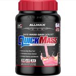 Allmax QuickMass Mass Gainer Strawberry Banana Flavor - Front Label