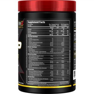 Impact Pump Stim Free Preworkout | Supplment Nutrition Facts Label