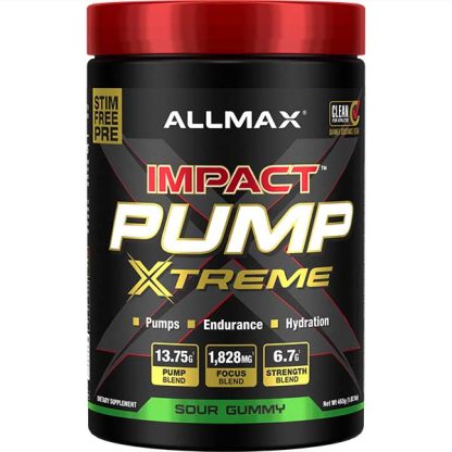 Impact Pump Stim Free Preworkout | Front Label