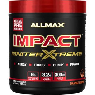 Impact Igniter Xtreme | High Stim Pre-Workout | Allmax | Orange Krush