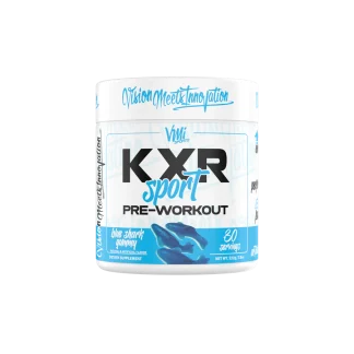 KXR Sport | Mid-Stim Pre-Workout Powder | VMI | Blue Shark Gummy