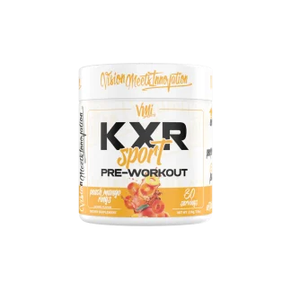 KXR Sport | Mid-Stim Pre-Workout Powder | VMI | Peach Mango Rings