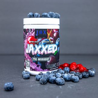 JAXXED UP | Pre-Workout Powder Fitness Drink Mix | Black Jax